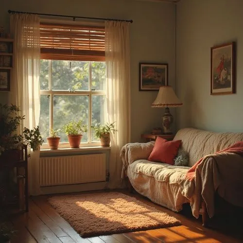 A cozy,living room,coziest