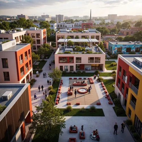 Cultural Center Regionalism Style Residential Area Design Ideas