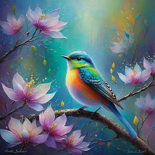 Birds chirped melodically, their songs carrying through the ancient trees as if celebrating the princess's arrival. Flowers bloomed in a vibrant tapestry of colors, each petal seeming to glisten with 