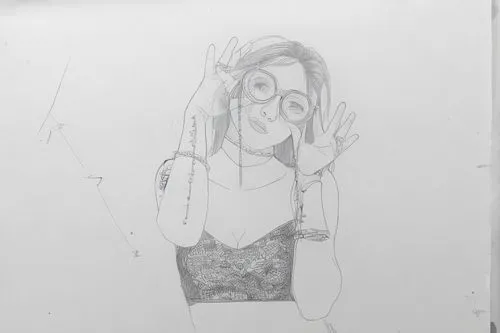 a femal,camera drawing,unfinished,girl drawing,drawing mannequin,visual arts,fashion design,hand drawing,fashion illustration,drawing,pencil and paper,self portrait,graphite,faceless,pencil drawings,f