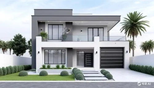 玻璃连在一起,this is a house that looks like it has two levels,modern house,3d rendering,residencial,sketchup,residential house,render