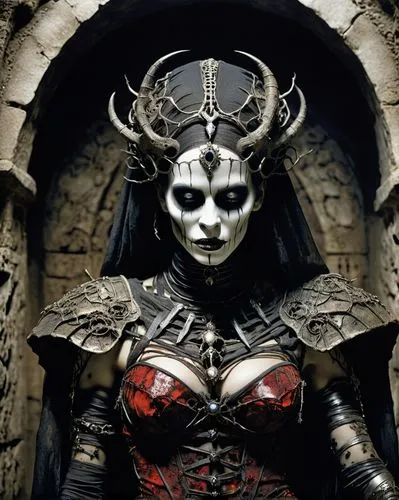 editorial photography, the mummified demon queen, A MULTIVERSIAL PLEASURE DEITY ，by Olivia de Berardinis and LUIS ROYO and CLIVE BARKER, MORBID, CRACKED DIMENSIONS, immortal sin, sweet pain,dark elf,e