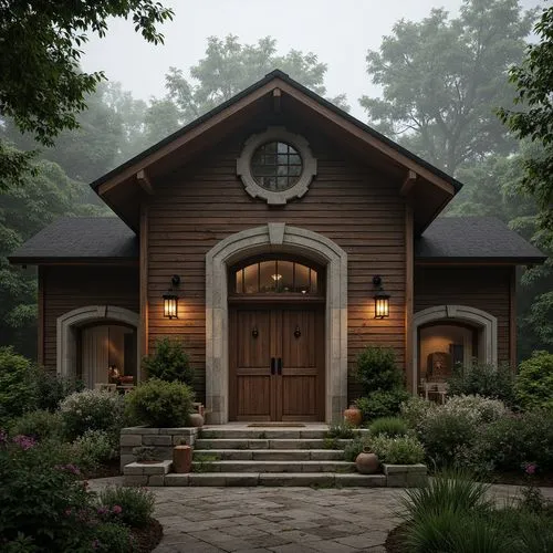 Eclecticism Style Visitor Center Building Design Ideas