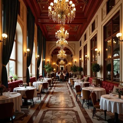 Restaurant Baroque Style Architecture Design Ideas