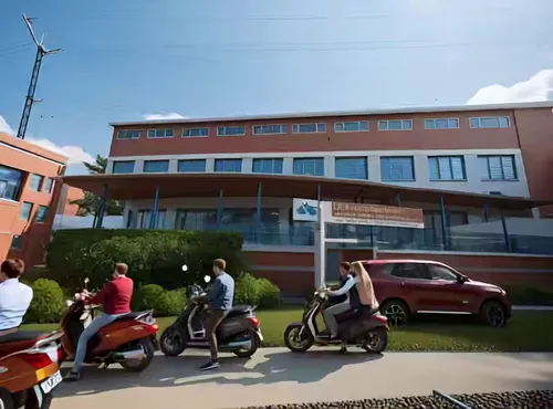 its a school entrace make it look more of landscape ,fire and ambulance services academy,thomasschule,staff video,school of medicine,triumph motor company,motorcycle tour