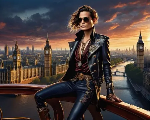 the beautiful woman is posing near some water,parliamentarian,anglophile,atop,mayoress,portrait background,woman in menswear,splendor,spymaster,female doctor,imperial coat,spy,world digital painting,a