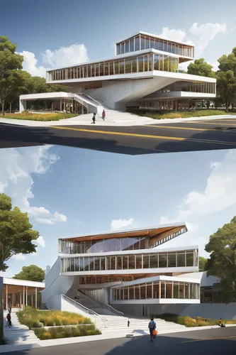 library, modern architecture portfolio layout ,3d rendering,school design,archidaily,facade panels,render,arq,new building,modern building,modern architecture,dunes house,office buildings,office build