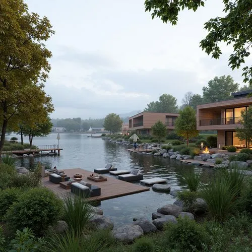 Lakefront Hospitality Architecture Design Ideas
