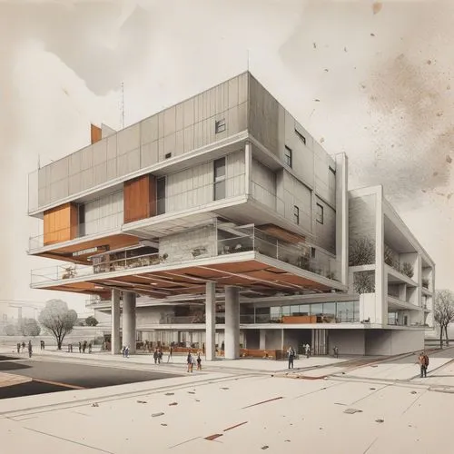 Modern Public Building