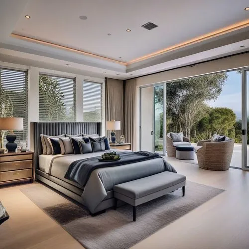 Modernist-inspired residential gem in Bel Air,luxury home interior,smart home,great room,fresnaye,contemporary decor,interior modern design