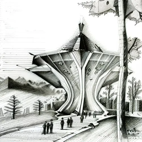 me in the style of albert Einstein,chinese architecture,asian architecture,lotus temple,futuristic architecture,japanese architecture,pavilion,dragon bridge,santiago calatrava,the golden pavilion,xi'a