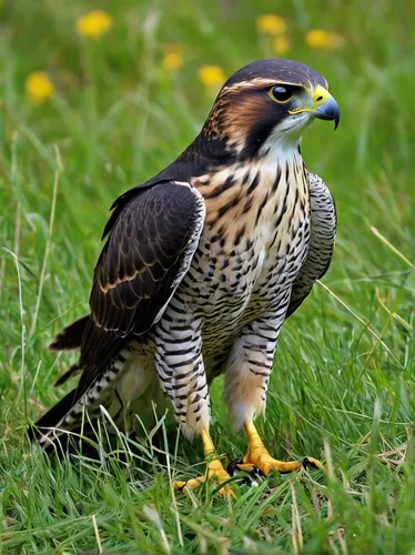 Male falcon hunting prey in the grass, Otago,lanner falcon,new zealand falcon,aplomado falcon,saker falcon,peregrine thrush,peregrine falcon,haliaeetus leucocephalus,peregrine,falconiformes,galliforme