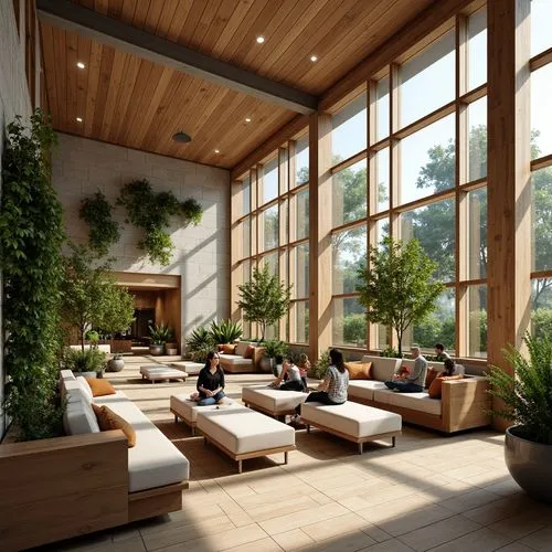 Student Hall Minimalism Style Building Architecture Design Ideas