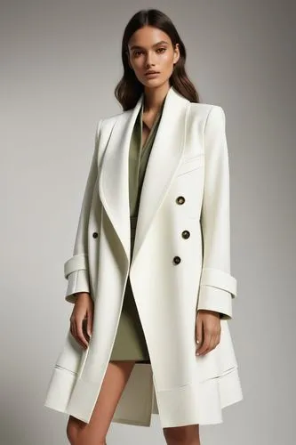 
"Creative semi-formal women’s manteau design with no embellishments, focused on innovative fabric cuts and sculptural form. Made from a combination of textured cotton for structure and sheer organza 