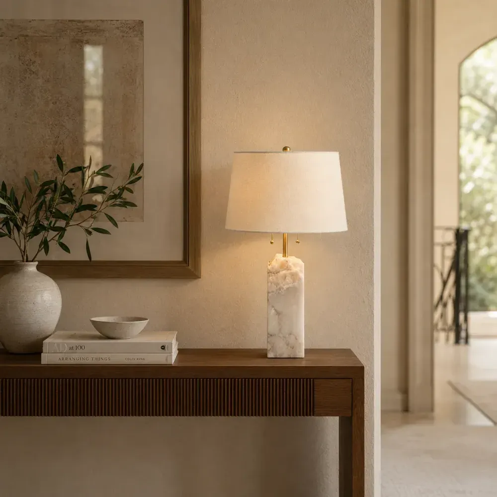 Regina Alabaster Table Lamp