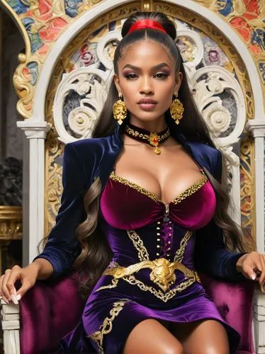 Design a stunning  female crossfit supermodel  named Zara, with cascading long hair that frame her face in an elegant, effortless style. Alluring cocoa-colored soft skin, ((huge perfect round boobs) ,