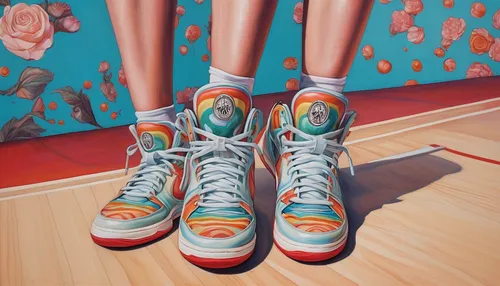 Imagine you are a professional basketball player looking for the perfect pair of shoes.,artistic roller skating,roller skates,roller skate,dancing shoes,sneakers,holding shoes,shoelaces,shoes icon,rol