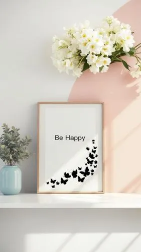 framed po on table with flower and plant in vase,wood daisy background,paper flower background,floral silhouette frame,white floral background,nursery decoration,floral and bird frame,blank photo fram