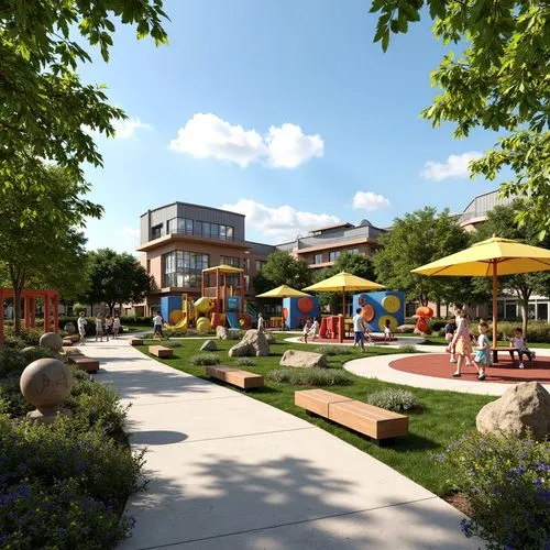 Kindergarten Bauhaus Style Architecture Design Ideas