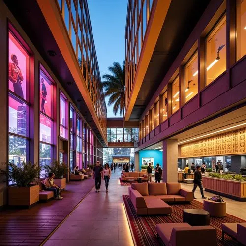 Community Center Expressionism Style Building Design Ideas