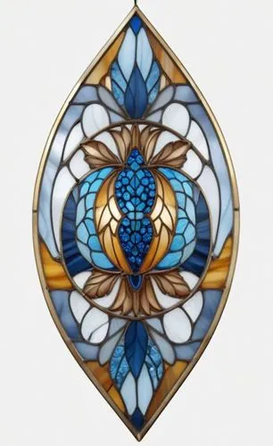 a stain glass window with blue and brown colors,stained glass pattern,flower of life,art deco ornament,ornament,circular ornament,stained glass,mandala framework,heraldic shield,kaleidoscope website,r