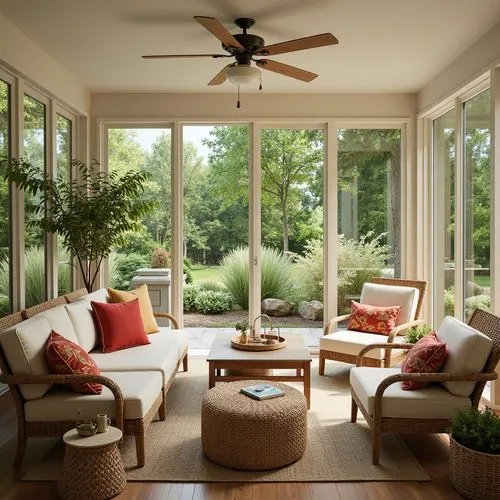 Sunroom French Country Style Building Design Ideas
