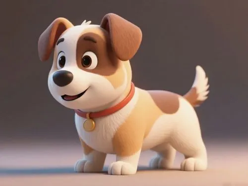 把图中狗狗改成侧视图,a small dog is posed in a stance,toy dog,cute cartoon character,beagle,cute puppy,puppy,cartoon animal,toy's story,puppy pet,corgi,dog chew toy,dog,pip,dog toy,scrappy,character animation,c
