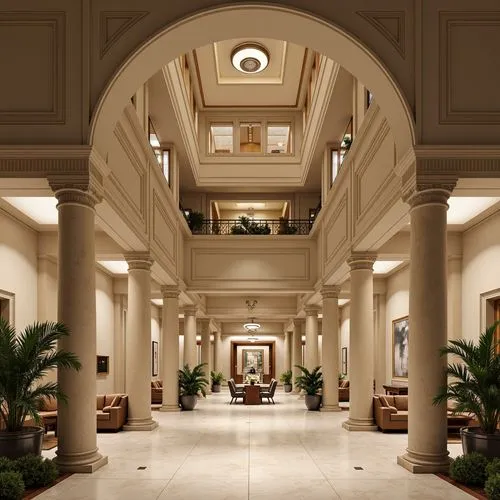 Classicism Style Healthcare Center Building Design Ideas