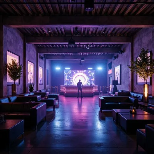 Nightclub Structuralism Style Architecture Design Ideas