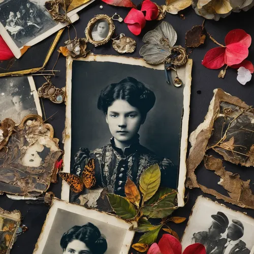 Restore old and damaged photos to their former glory.,ambrotype,vintage flowers,vintage female portrait,antique background,vintage woman,vintage botanical,vintage floral,vintage background,digital scr