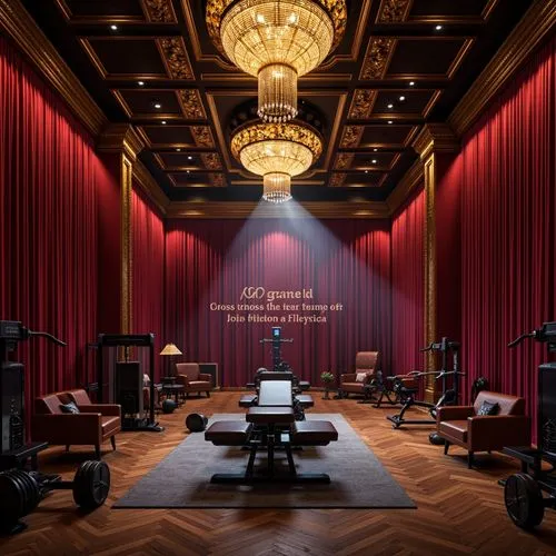 Baroque Style Fitness Club Architectural Design Ideas