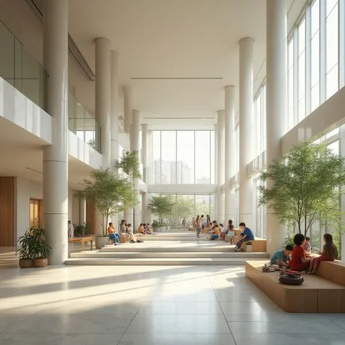 Classicism Style Community Center Building Design Ideas