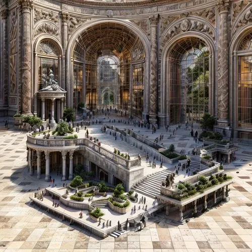 louvre,europe palace,marble palace,louvre museum,palace garden,garden of the fountain,vittoriano,caesar palace,bordeaux,kunsthistorisches museum,reichstag,palace,berlin cathedral,ornate,hall of the fa