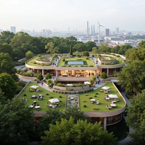 Research Center Green Architecture Design Ideas