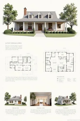 A professional architectural presentation board with a Pure background and a clean, minimalist design layout. The board includes:

Top Section: On the top left, a photorealistic render of a contempora