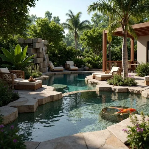 Metabolism Style Swimming Pool Building Design Ideas