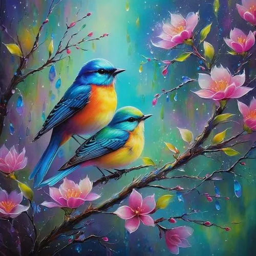 Birds chirped melodically, their songs carrying through the ancient trees as if celebrating the princess's arrival. Flowers bloomed in a vibrant tapestry of colors, each petal seeming to glisten with 