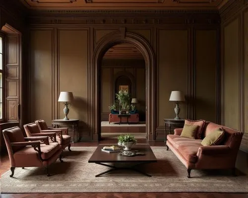 interior design,a living room with couches, chairs and a coffee table,sitting room,amanresorts,minotti,royal interior,danish room,chaise lounge,Photography,Documentary Photography,Documentary Photogr