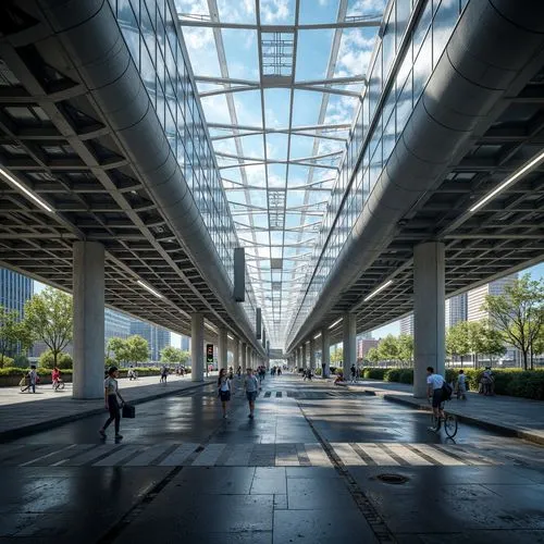 Modern Transportation Hub Architecture Design Ideas