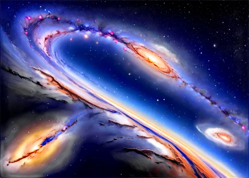 Milky Way galaxy, starry night sky, vibrant colors, swirling clouds of gas, celestial bodies, 3D rendering, realistic texture, shimmering effect, panoramic view, high-resolution details, cinematic lig