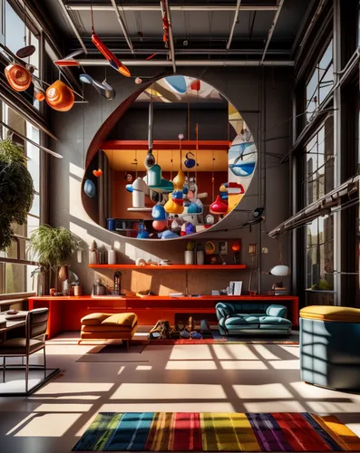 ufo interior,mid century modern,sky apartment,sky space concept,hotel w barcelona,modern office,penthouse apartment,creative office,interior modern design,an apartment,hotel lobby,modern decor,school 