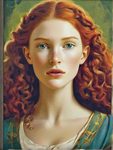 Princess Merida of DunBroch from Disney movie Brave,merida,celtic queen,fantasy portrait,portrait of a girl,mystical portrait of a girl,celtic woman,redheads,young woman,red-haired,girl portrait,young