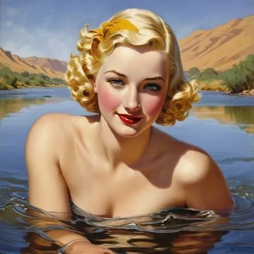 only skin,the blonde in the river,retro pin up girl,pin-up girl,pin up girl,currin,girl on the river,retro pin up girls,whitmore,pin ups,pin-up model,marylyn monroe - female,pin-up girls,radebaugh,mar
