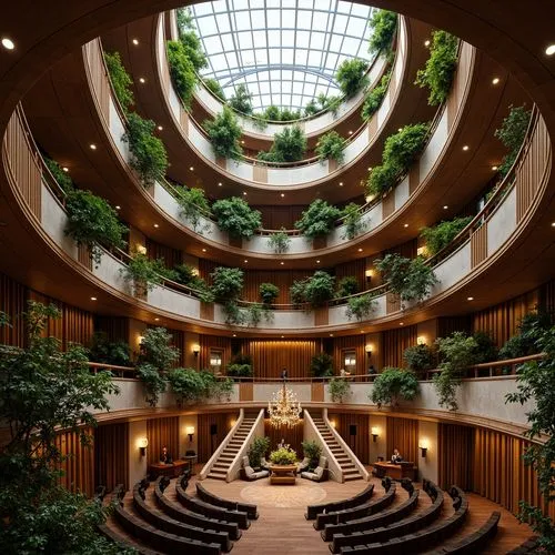 Opera House Green Architecture Style Design Ideas