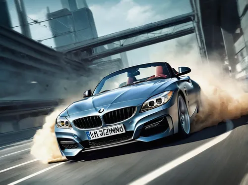 Write a thrilling action scene involving a high-speed chase involving a z4.,bmw m roadster,bmw z4,bmw m2,bmw m4,bmw m6,bmw 6 series,z4,bmw 645,bmw new six,bmw motorsport,bmw new class,bmw m coupe,m6,b