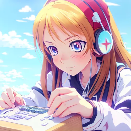 tsumugi kotobuki k-on,girl at the computer,listening to music,girl studying,headphone,laptop,computer,computer freak,cpu,tutor,computer program,music producer,sonoda love live,writing-book,personal co