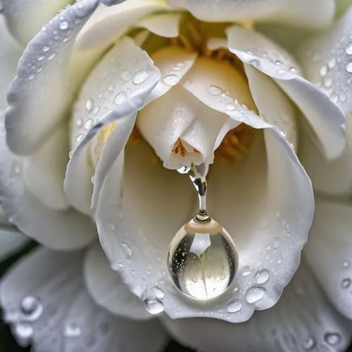 white flowers with droplets on them and water drops,dewdrop,dew drop,dewdrops,raindrop rose,water drop,dew drops,water droplet,a drop of water,mirror in a drop,droplet,dew drops on flower,raindrop,a d