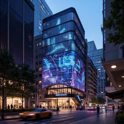 Nightclub Postmodernism Style Architecture Design Ideas
