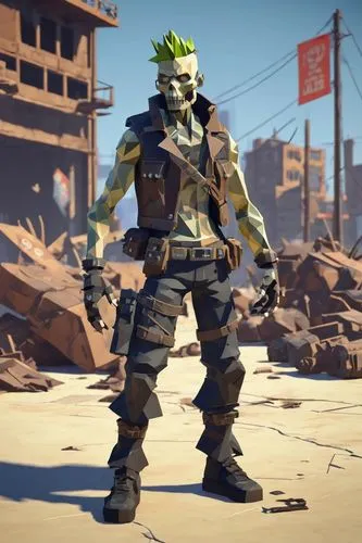 Low Poly, game Character, Full body,skaar,jak,postapocalyptic,constructorul,mercenario,wastelands,sandbelt,ogre,scrap dealer,jonesy,hulka,unkar,daxter,dakka,fortnight,orc,avenger hulk hero,pubg mascot