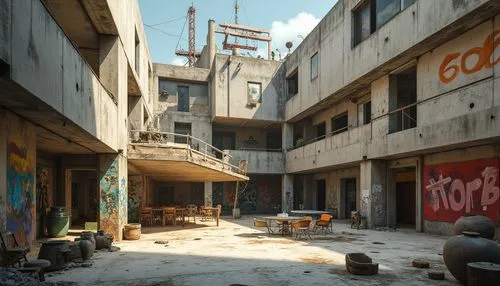 Community Brutalism Style Building Architecture Design Ideas